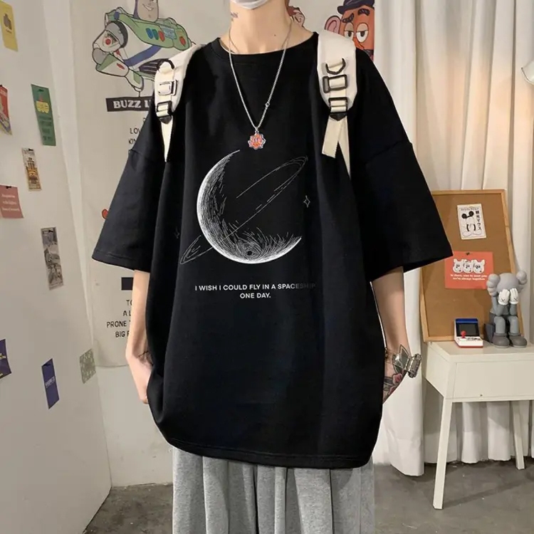 Áo thun nam nữ tay lỡ form rộng i wish áo unisex đẹp