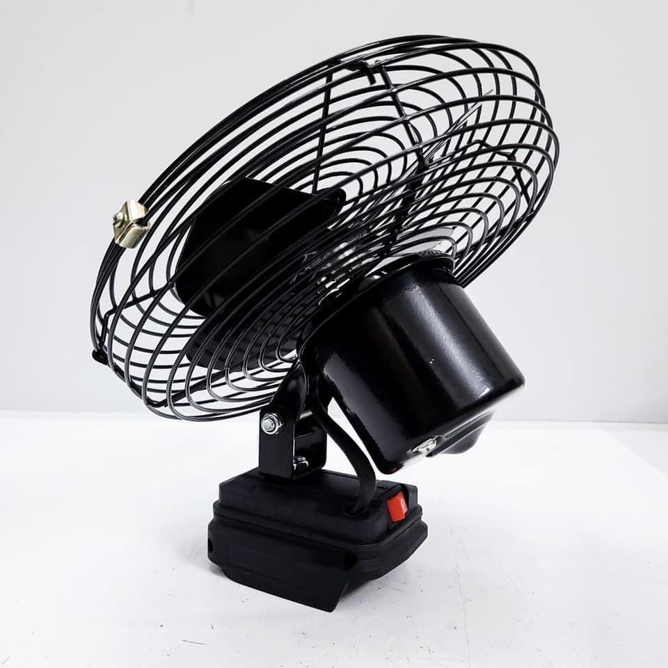 Thân quạt chạy pin 8 inch, sài chung pin Makita 18v chân pin phổ thông