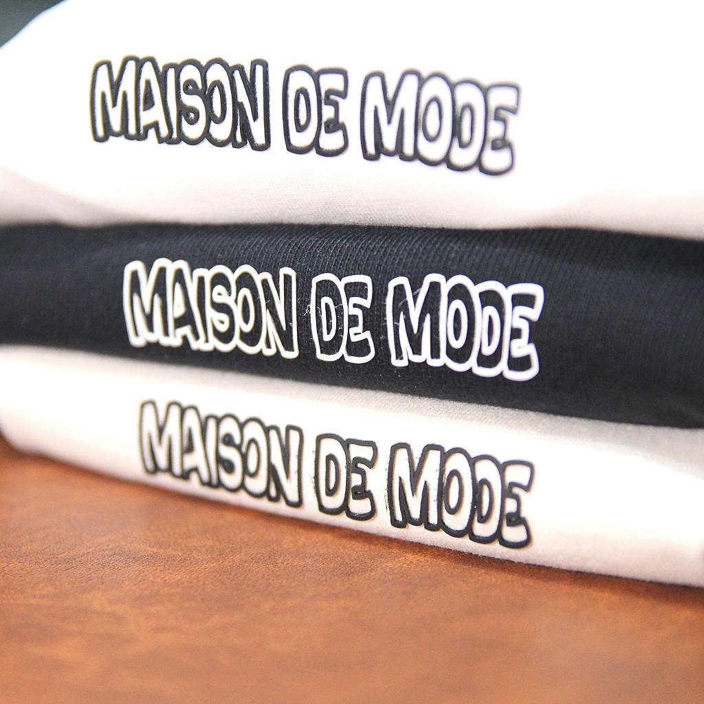 Áo Thun MDM BEAR LOGO T-Shirt SS2023, Áo Thun Oversize Cotton Cao Cấp - Maison De Mode