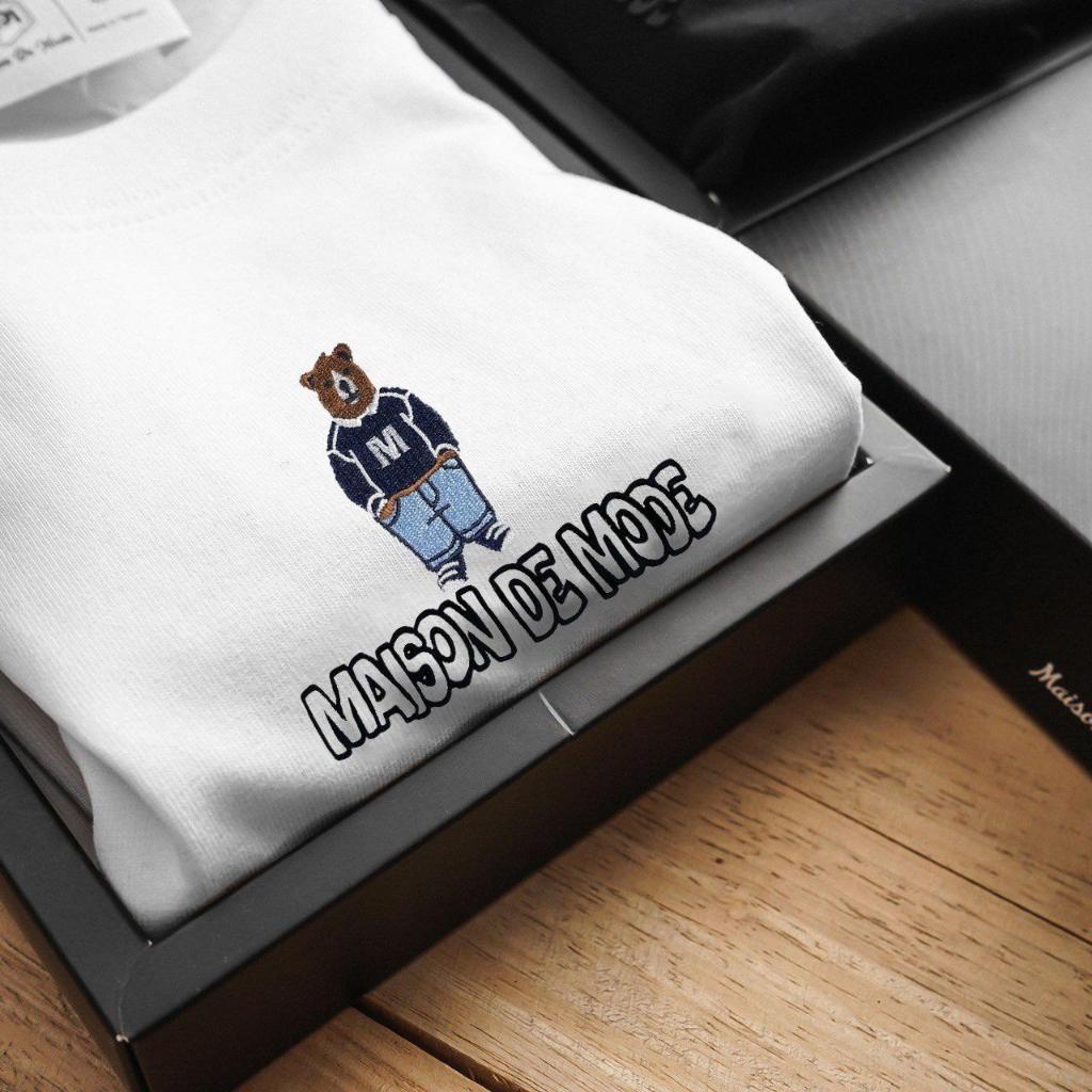 Áo Thun MDM BEAR LOGO T-Shirt SS2023, Áo Thun Oversize Cotton Cao Cấp - Maison De Mode