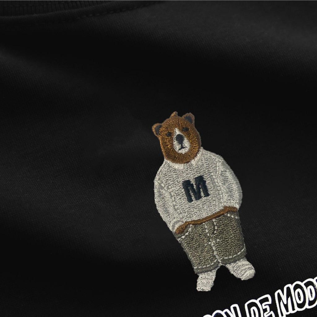 Áo Thun MDM BEAR LOGO T-Shirt SS2023, Áo Thun Oversize Cotton Cao Cấp - Maison De Mode