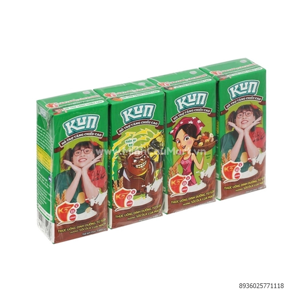Sữa Kun socola lúa mạch 110ml
