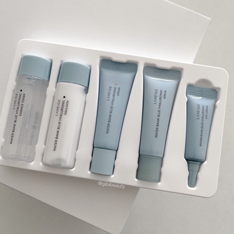 Bộ chăm sóc da Laneige Water Bank Blue Hyaluronic 5 sản phẩm minisize