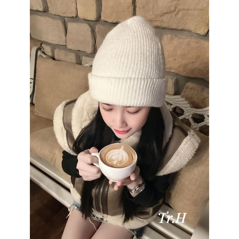 Áo gile phối lông màu nâu hàng QCCC