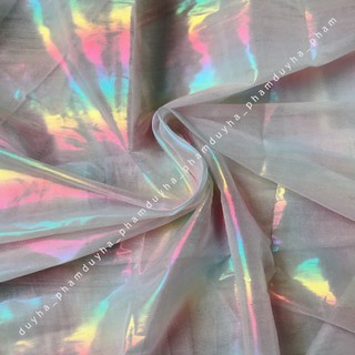 [[HOT HOT]🌈VẢI HALOGRAM ÁNH CẦU VỒNG LẤP LÁNH 🌈