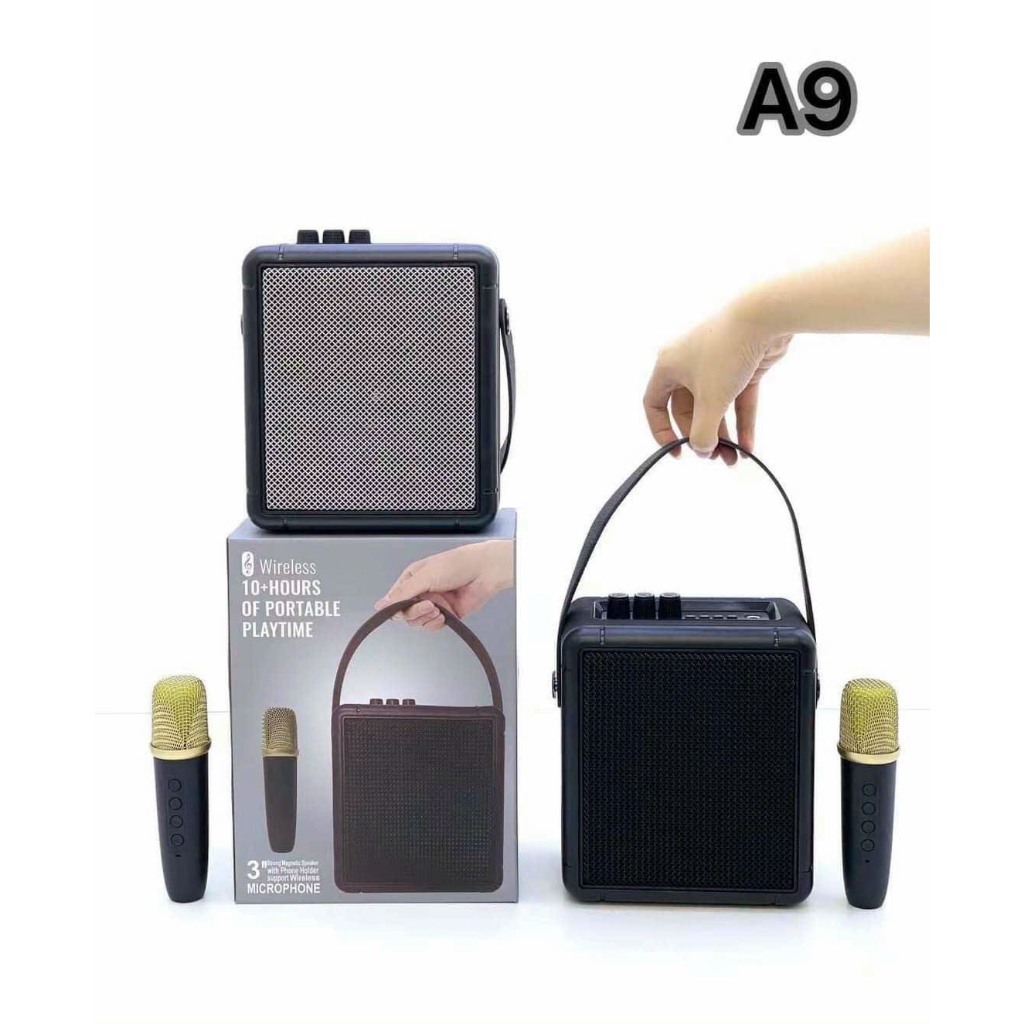 Loa bluetooth Marshall A9 không dây xách tay công xuất 10W âm thanh trầm ấm bass căng PT22 TECHBONHN1