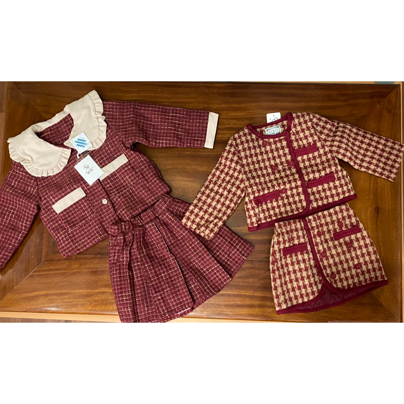 D6237-SET DẠ TWEED CHO BÉ