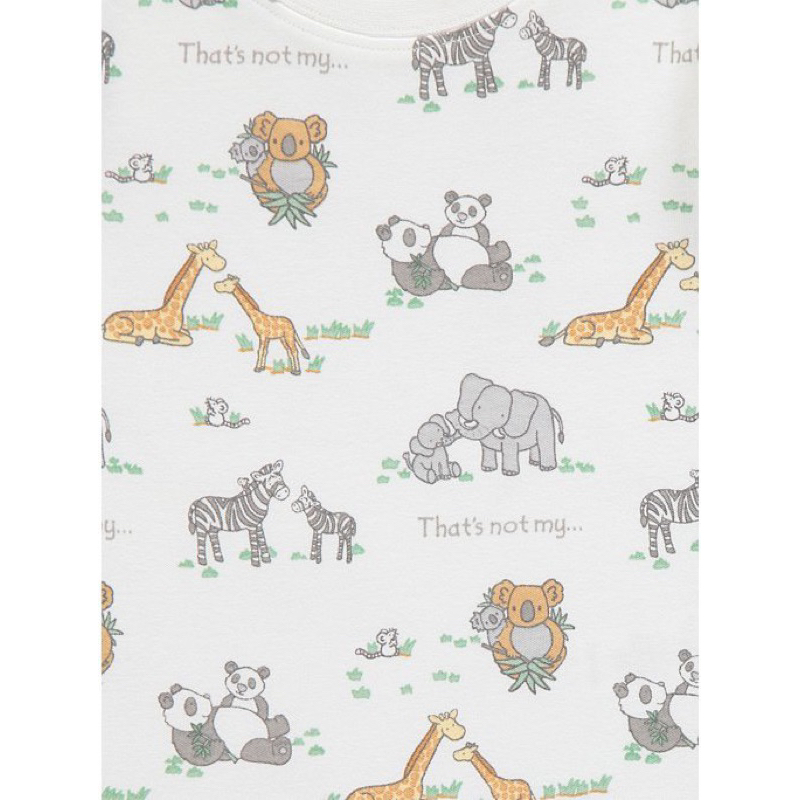 Set 2 bộ dài tay chi bé hoạ tiết gấu yêu săn sale UK sz 6-9m, 9-12m