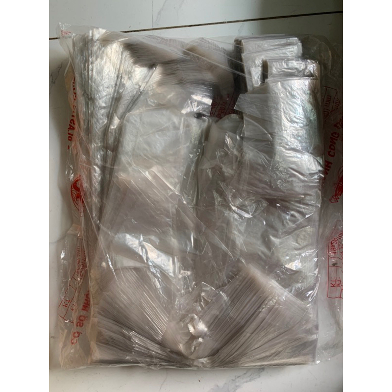 1Ký bao nilong 2 quai bóng, trắng dẻo