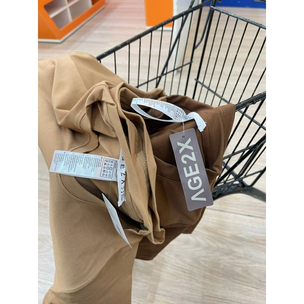 9 màu tone thu Áo thun trơn AGE2X siêu mềm mát, dầy dặn, siêu co giãn, siêu bền bỉ, chống nhăn, Unisex chất 83% 225gsm