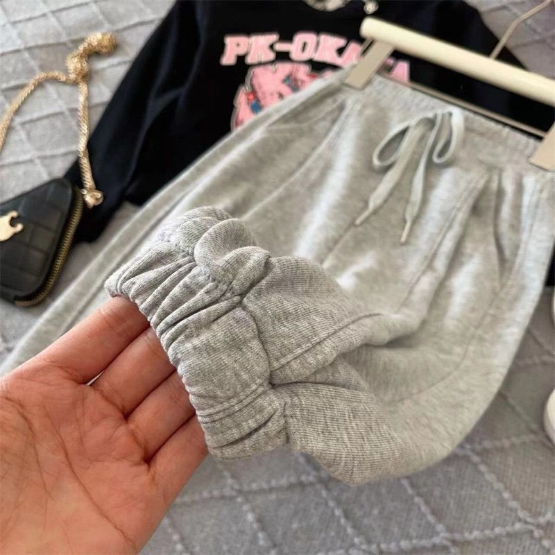 Set Áo Thun Tay Dài Và Quần Dài Phong Cách Mới Dành Cho Bé Gái