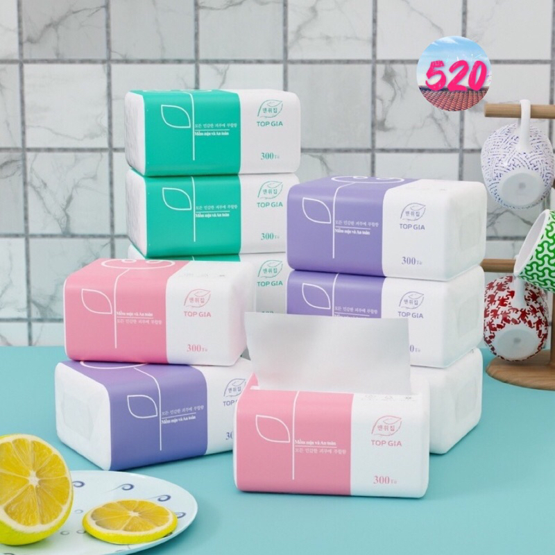 Giấy rút Top Gia 100% bột gỗ nguyên chất