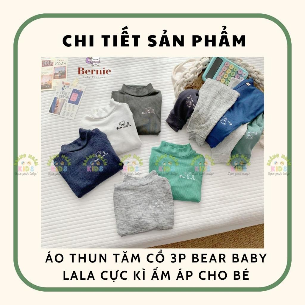 Áo thun tăm cổ 3 phân Bear Bernie cho bé