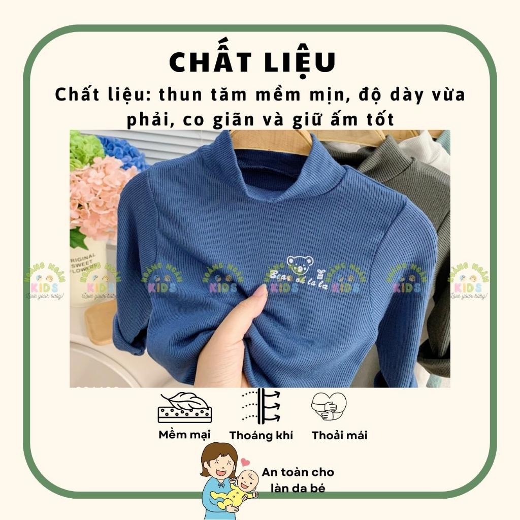 Áo thun tăm cổ 3 phân Bear Bernie cho bé
