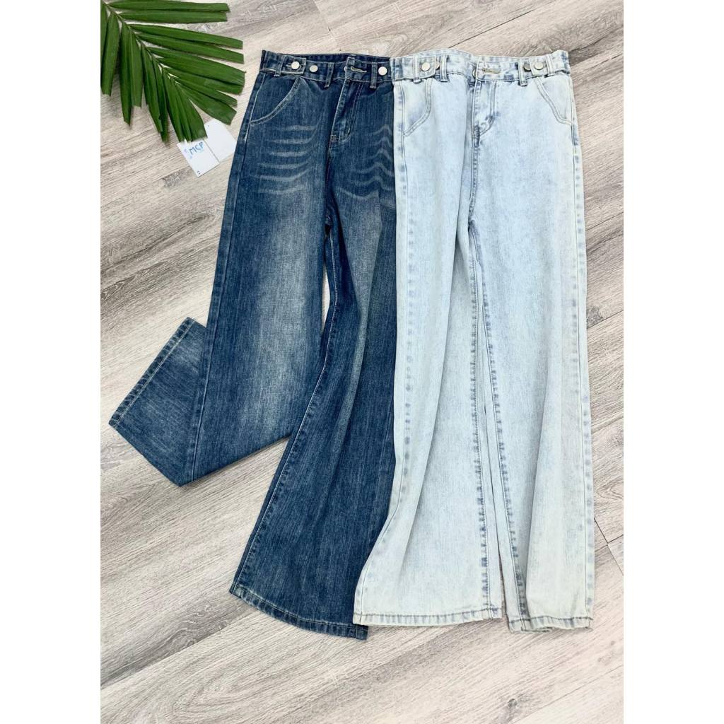 Quần jean dáng suông thời trang