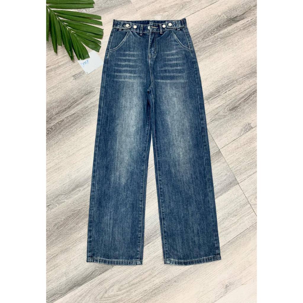 Quần jean dáng suông thời trang