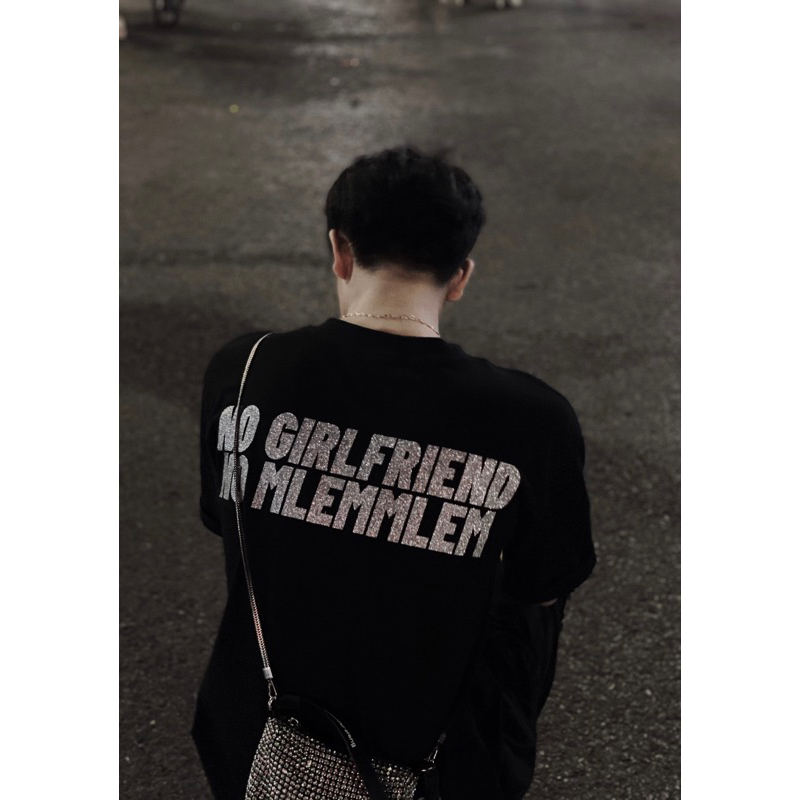 Áo Thun Playmevn “No Girlfriend No Mlemmlem”/ Black