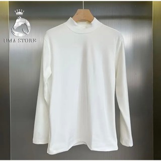 Áo Giữ Nhiệt Cổ 3 Phân UMA_Chất Nỉ Lông Thỏ Cao Cấp Mặc Mùa Thu Đông Giữ Ấm Cơ Thể Cực Tốt, Áo Thun Nam Tay Dài SPA30