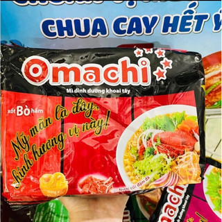 combo 5 gói mì tôm omachi