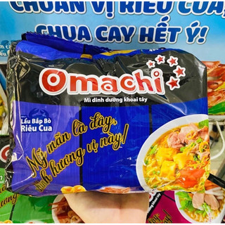 combo 5 gói mì tôm omachi