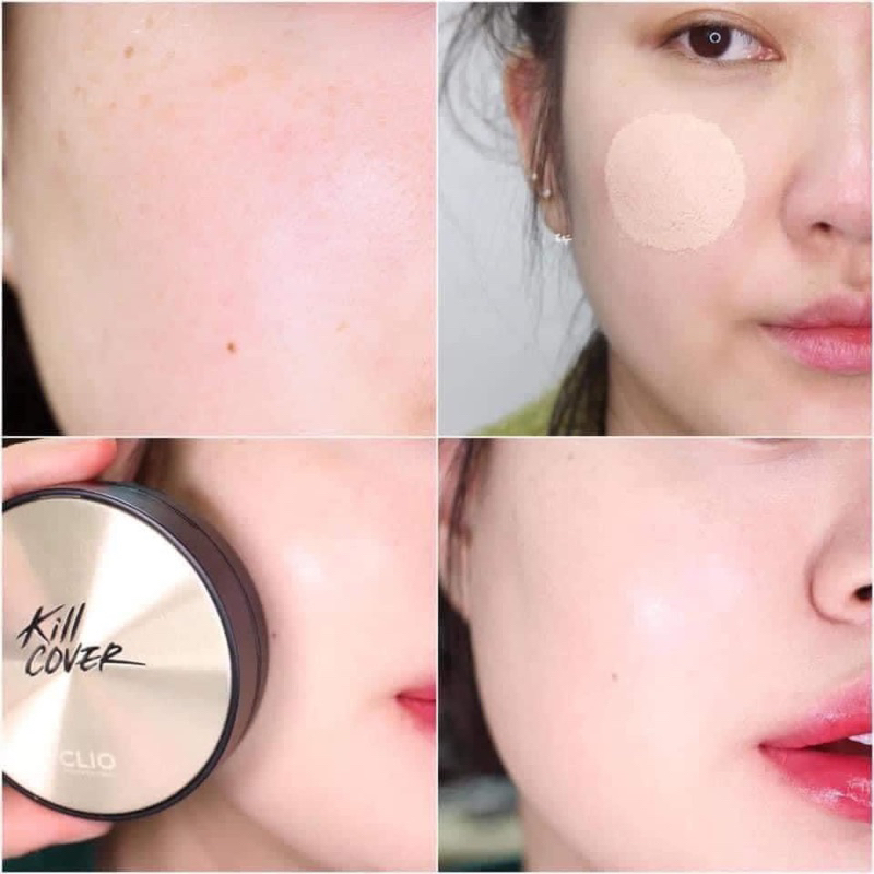 Phấn Nước CLIO Kill Cover Ampoule Cushion  15g kèm lõi