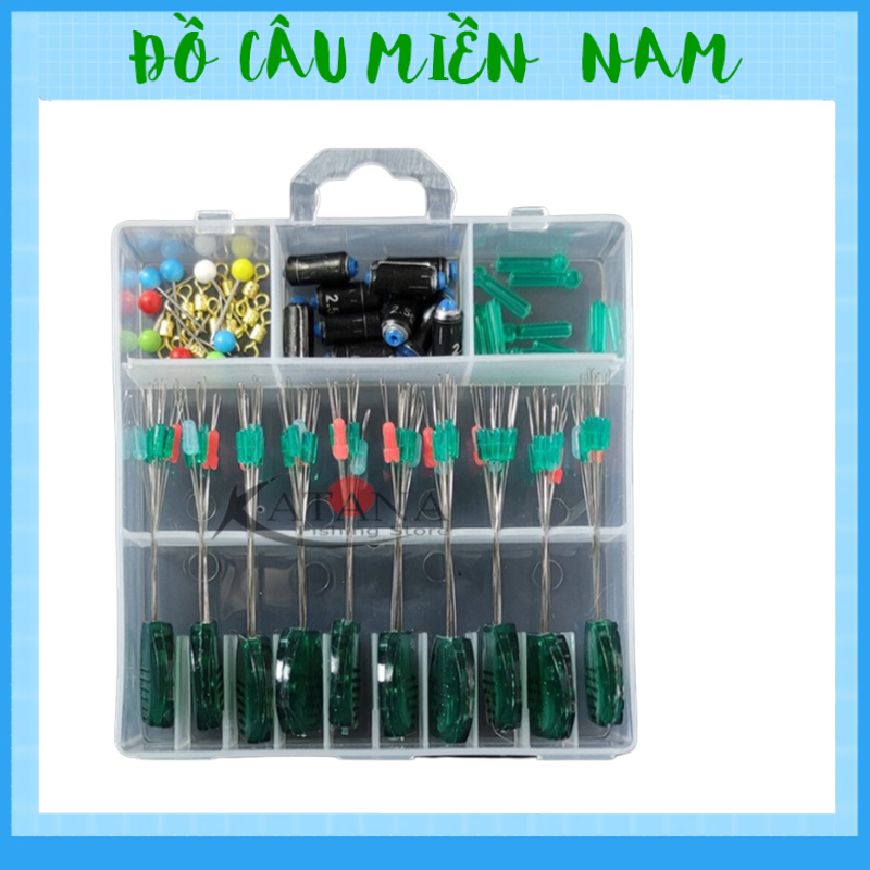 Hộp Phụ Kiện Câu Đài Silicon, Phụ Kiện Làm Trục Thẻo Câu Đài