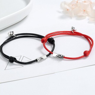 Set 2 vòng núi biển có nam châm hút nhau cho nam và nữ nhiều màu dây, vòng đôi tình yêu, vòng tay cặp đôi