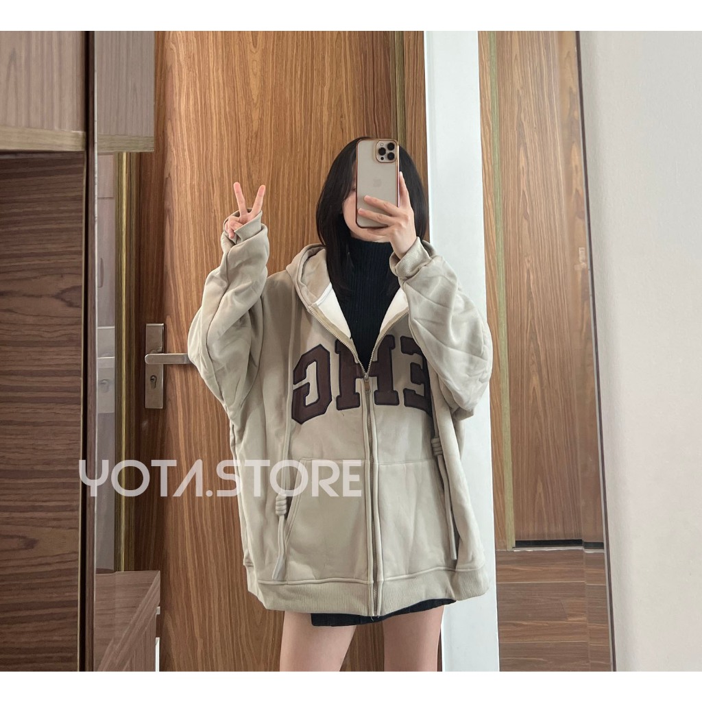 Áo khoác hoodie zipper - HD05