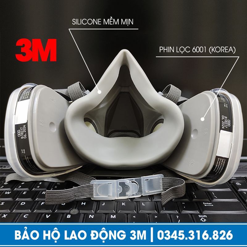 Mặt nạ phòng độc 3M 6200