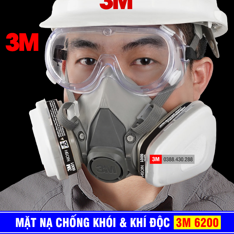 Mặt nạ phòng độc 3M 6200