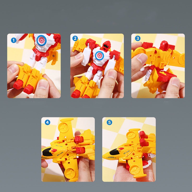 Đồ chơi robot biến hình, robot optimus biến hình, mô hình lắp ráp cho bé