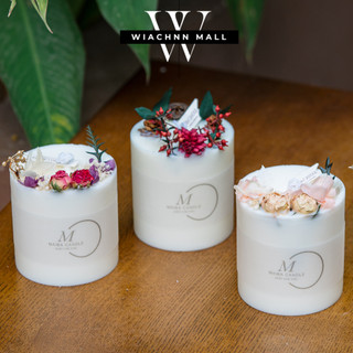 Nến Thơm Handmade Wiachnn Hương Thơm Bốn Mùa Hoa Khô Tự Nhiên Trang Trí Nhà Cửa Hộp Đẹp Sang Trọng NTT