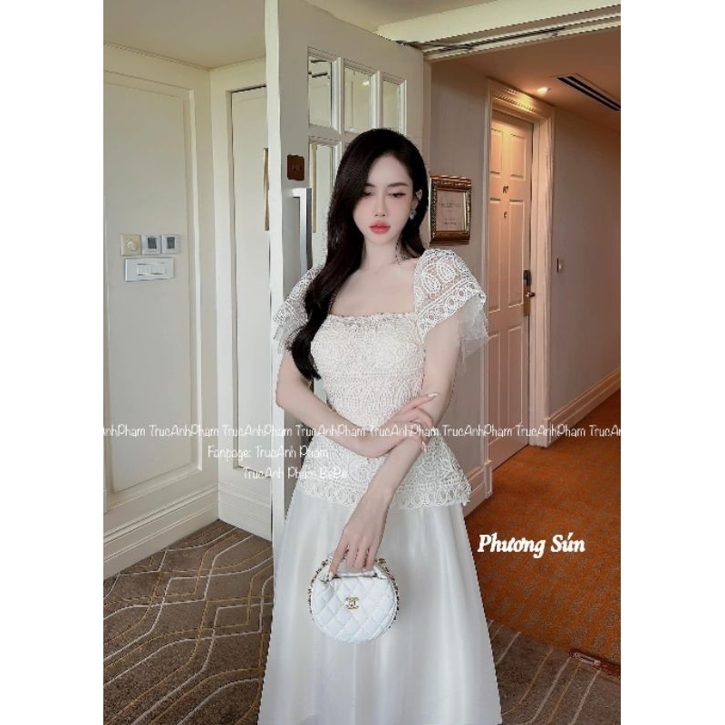 Váy ren phối tơ 💯HÀNG THIẾT KẾ TẾT 2024 💖