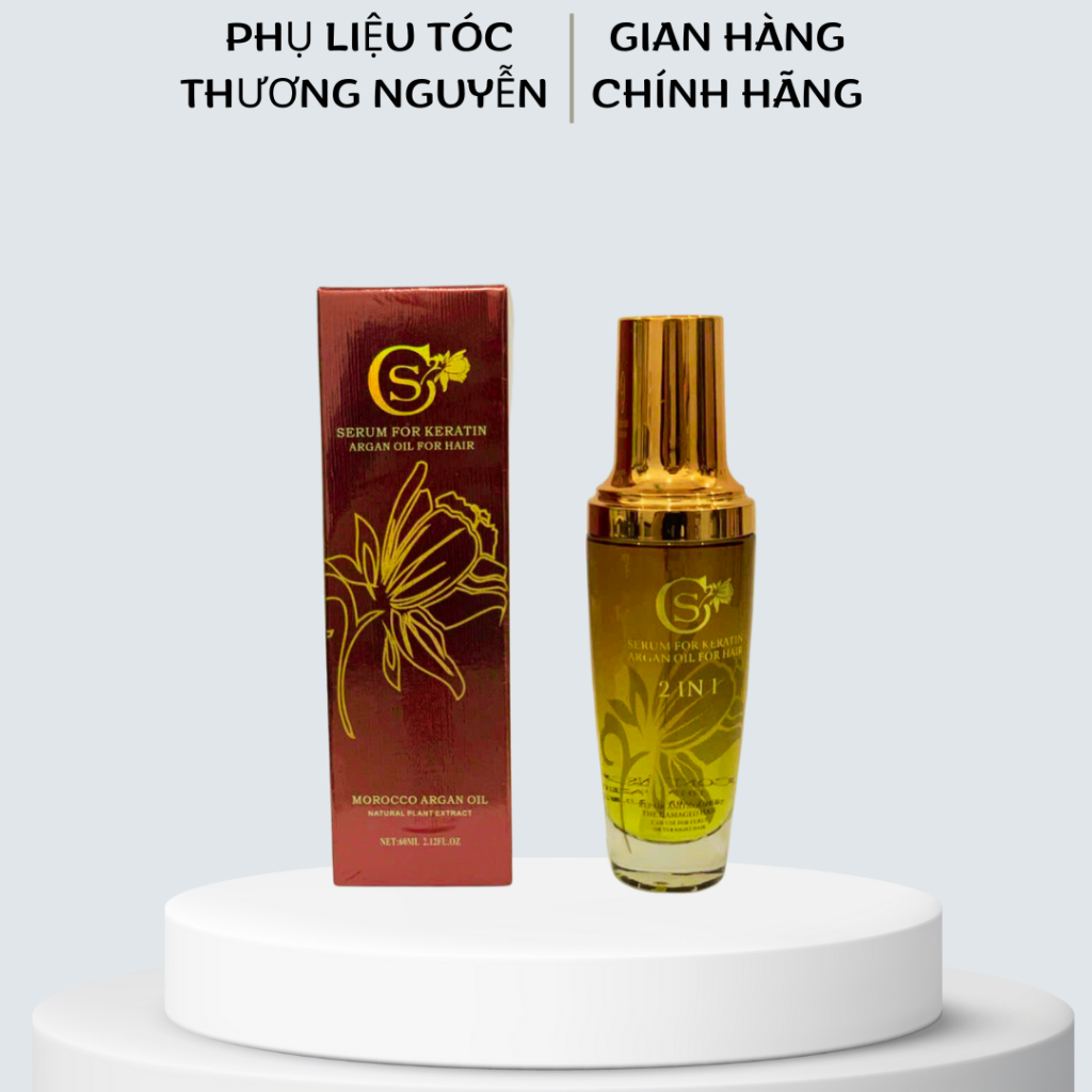 Tinh dầu dưỡng tóc CS Morocco Argan Oil 2 in 1 60ml