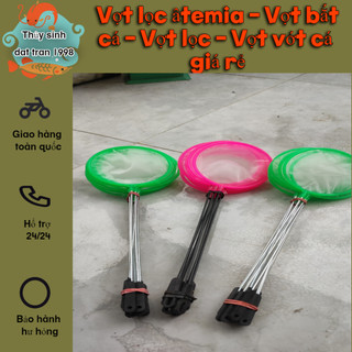 Vợt lọc atemia - Vợt Nano -Vợt bắt cá con - Vợt lọc bobo - Vợt vớt cá giá rẻ