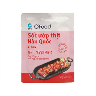 Sốt ướp thịt nướng hàn quốc vị cay o'food 80g đặc biệt