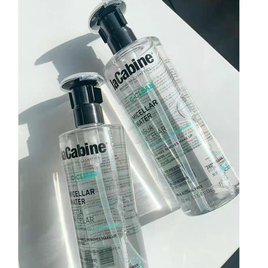 Nước tẩy trang LaCabine C-CLEAN Agua Micelar dược mỹ phẩm Tây Ban Nha 400ml
