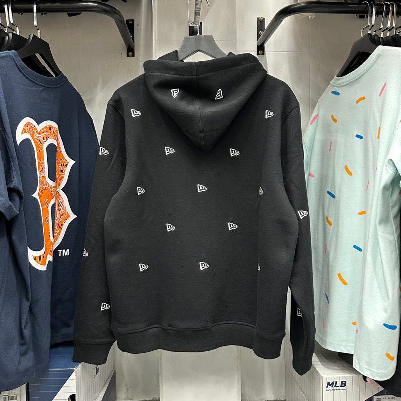 ÁO HOODIE NEW ERA x MLB NE THÊU 13560523 - ÁO NỈ HOODIE NEW ERA CÓ MŨ CHÍNH HÃNG