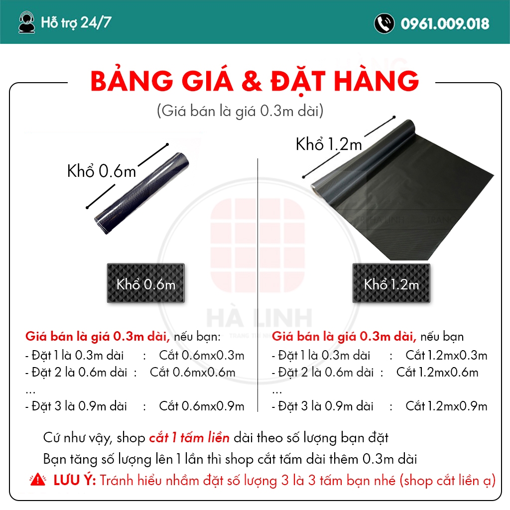 Decal vân carbon 5d dán xe máy ô tô laptop điện thoại vân bóng nhám cao cấp