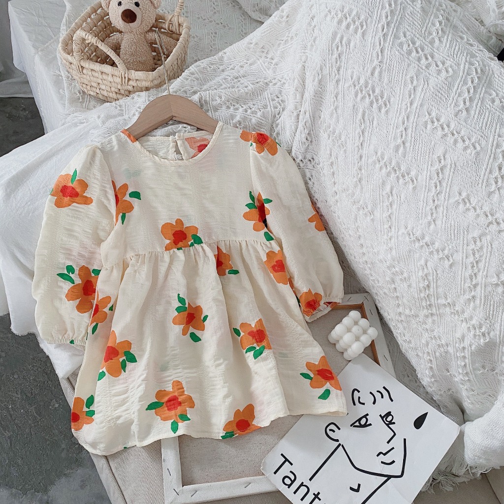 Váy đũi xốp bồng bềnh bé gái