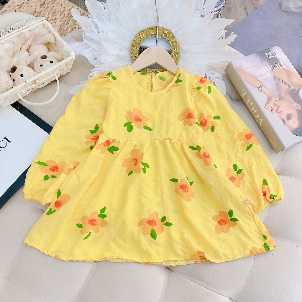 Váy đũi xốp bồng bềnh bé gái