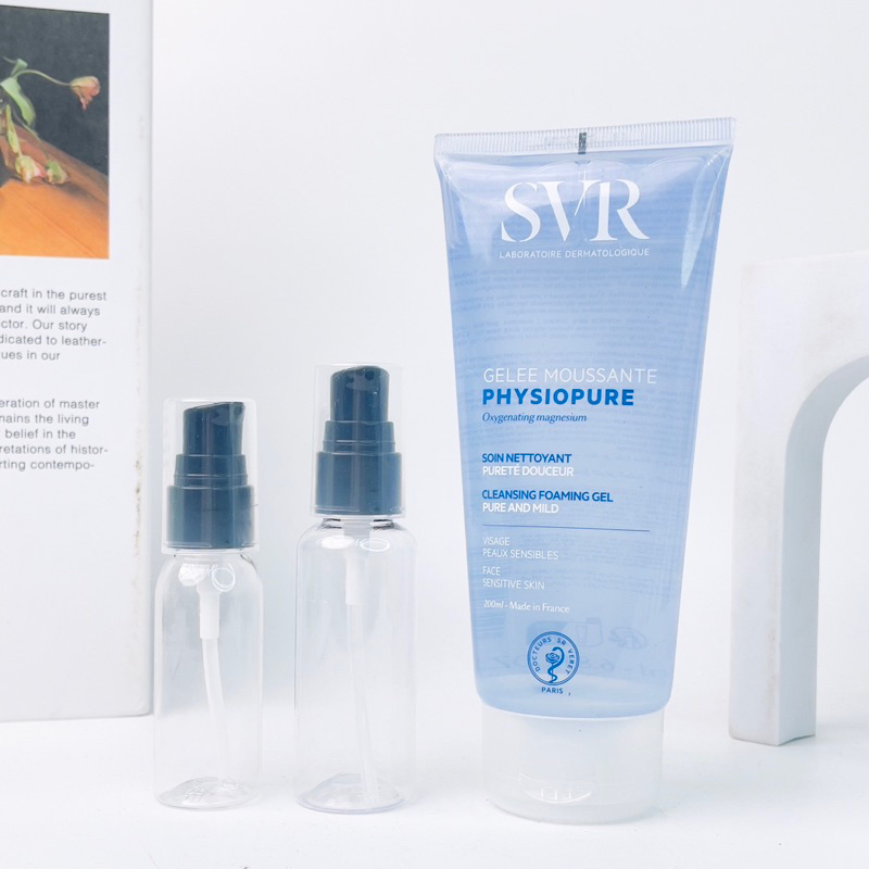 Sữa rửa mặt xanh dương Physiopure Gelée Moussante cho da mụn, nhạy cảm 200ml