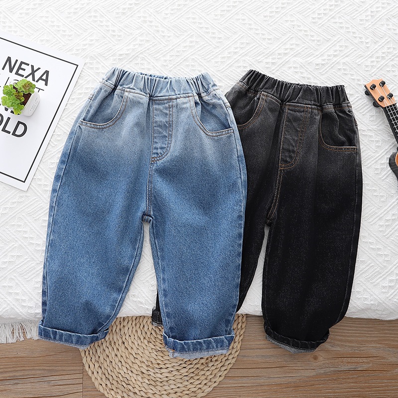 quần jean quần bò bé trai quần dài cho bé chất vải tốt QJ75 size 90-140 9-30 kg thời trang trẻ em hàng quảng châu
