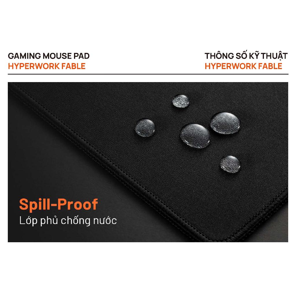 Bàn di chuột chơi game HyperWork FABLE (Cordura Fabric) Gaming Mouse Pad Humanmotion