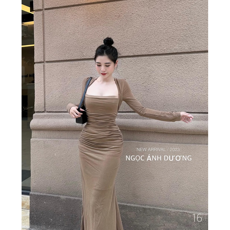 Váy Zip Dúm Thân Siêu Tôn Dáng Mã HAÁ129p