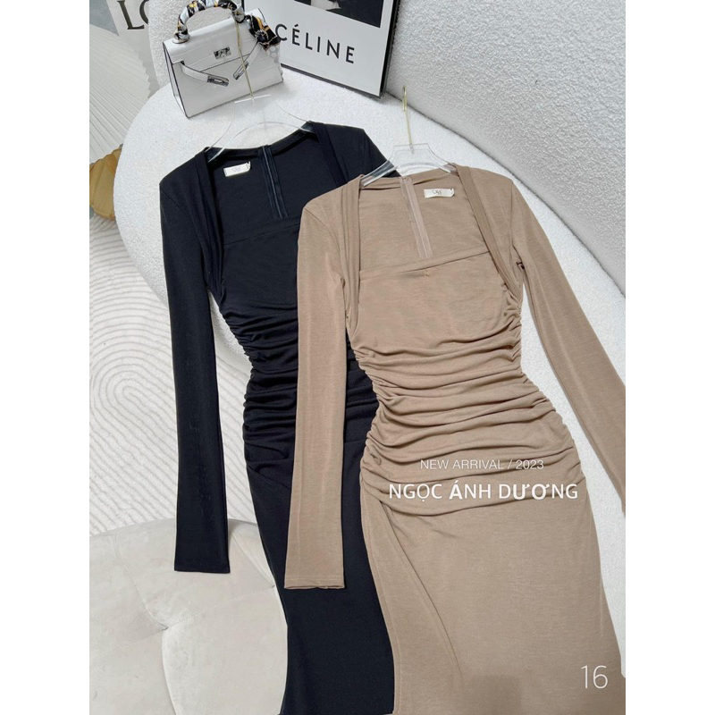 Váy Zip Dúm Thân Siêu Tôn Dáng Mã HAÁ129p