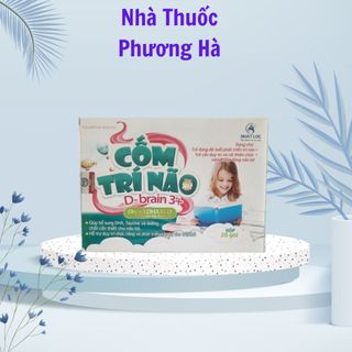 Cốm TRí Não D-brain 3+.Hỗ trợ phát triển trí não, tăng cường hệ miễn dịch cho bé.