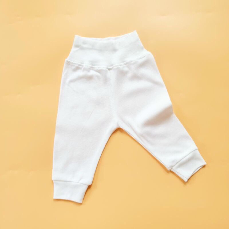 Quần cạp cao chất cotton Hàn cho bé trai và bé gái