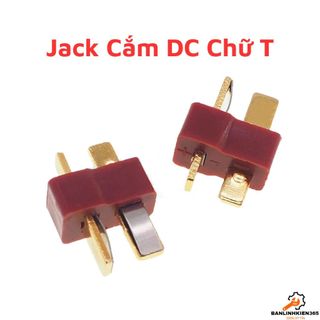Jack cắm dc chữ t mạ vàng chuyên tải công suất cao