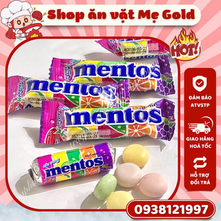 Kẹo nhai Mentos mini cầu vồng hương trái cây